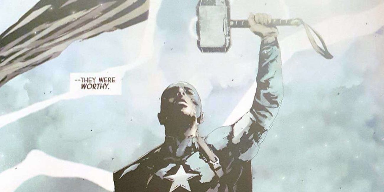 1300x651 Captain America Lifting Thor's Hammer Has Major Nazi