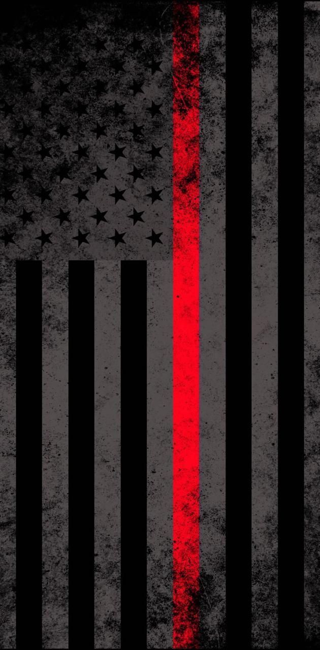 630x1280 FireFighter Flag wallpaper