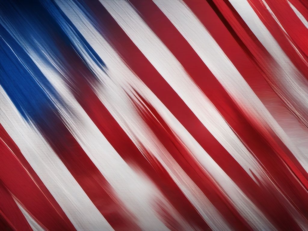 1024x768 Blue Background American Flag Inspired