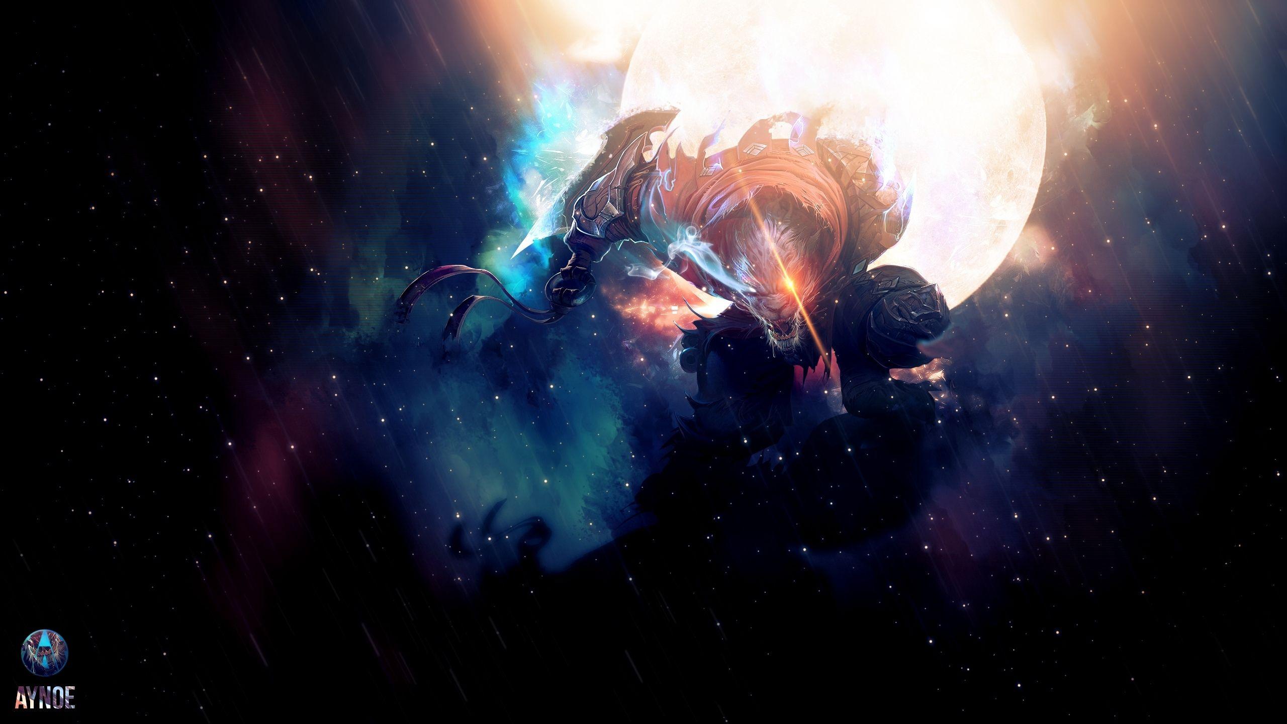 2560x1440 Download wallpaper 2560x1440 league of legends, rengar