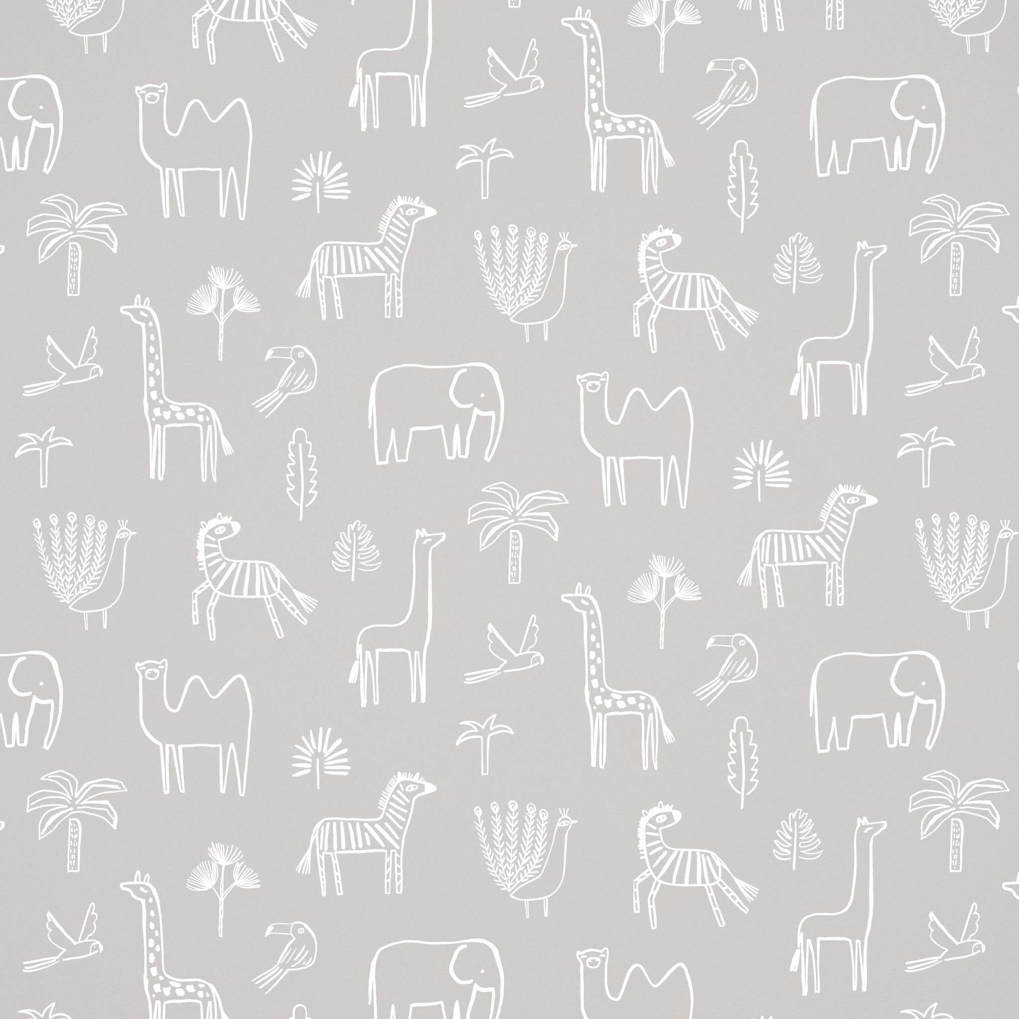 2048x2048 Harlequin Funky Jungle Stone Wallpaper