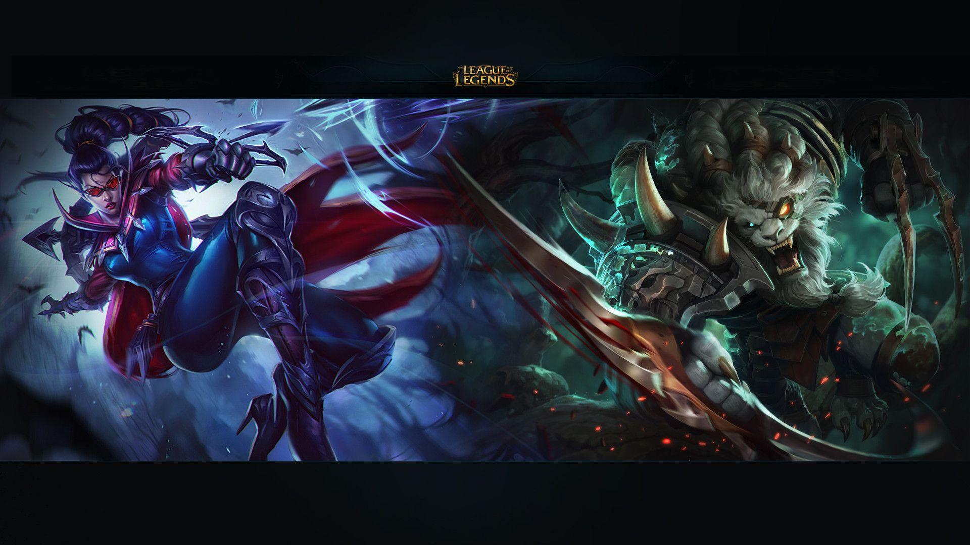 1920x1080 Vayne and Rengar HD Wallpaperx1080