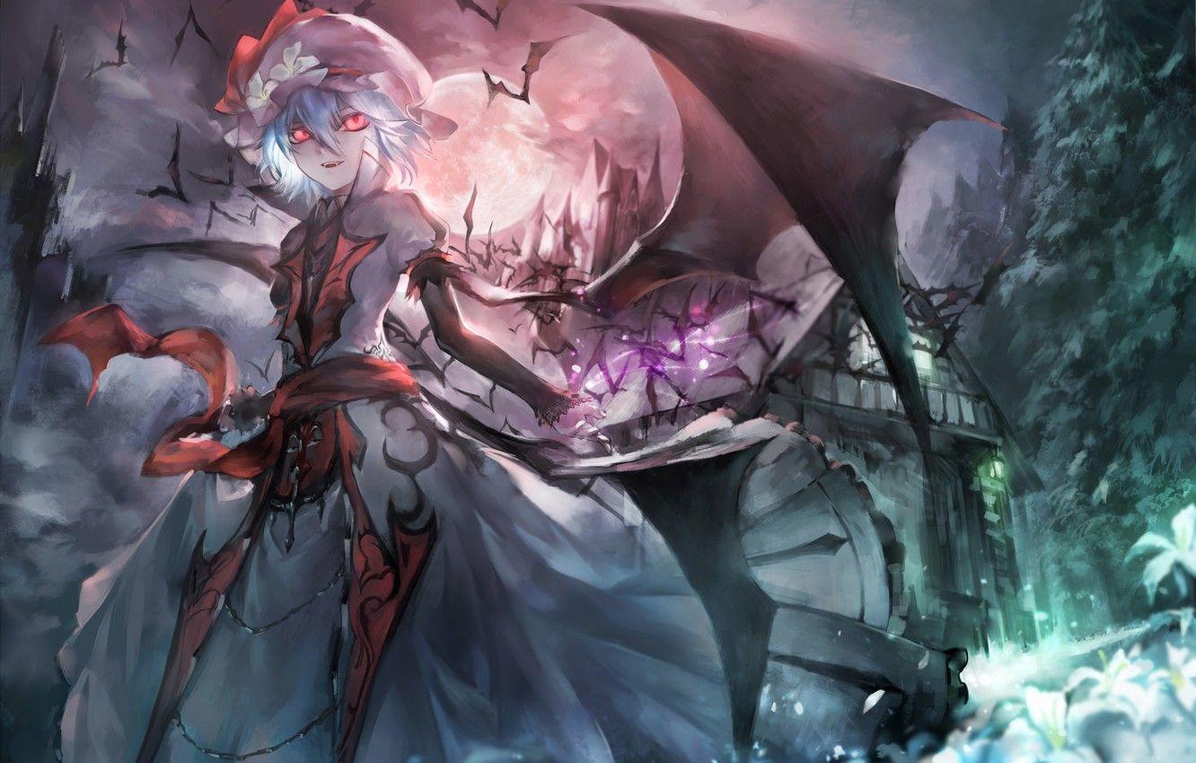 1332x850 Wallpaper Touhou Project, Remilia Scarlet, Azoth image