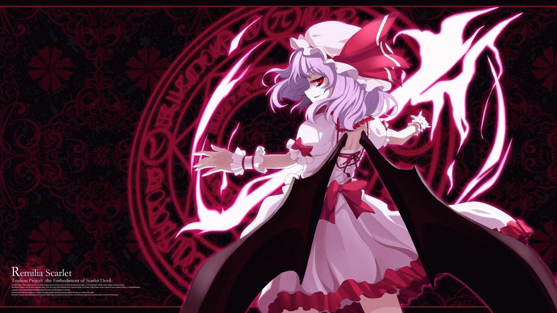 1920x1080 Touhou Project cartoon HD wallpaper