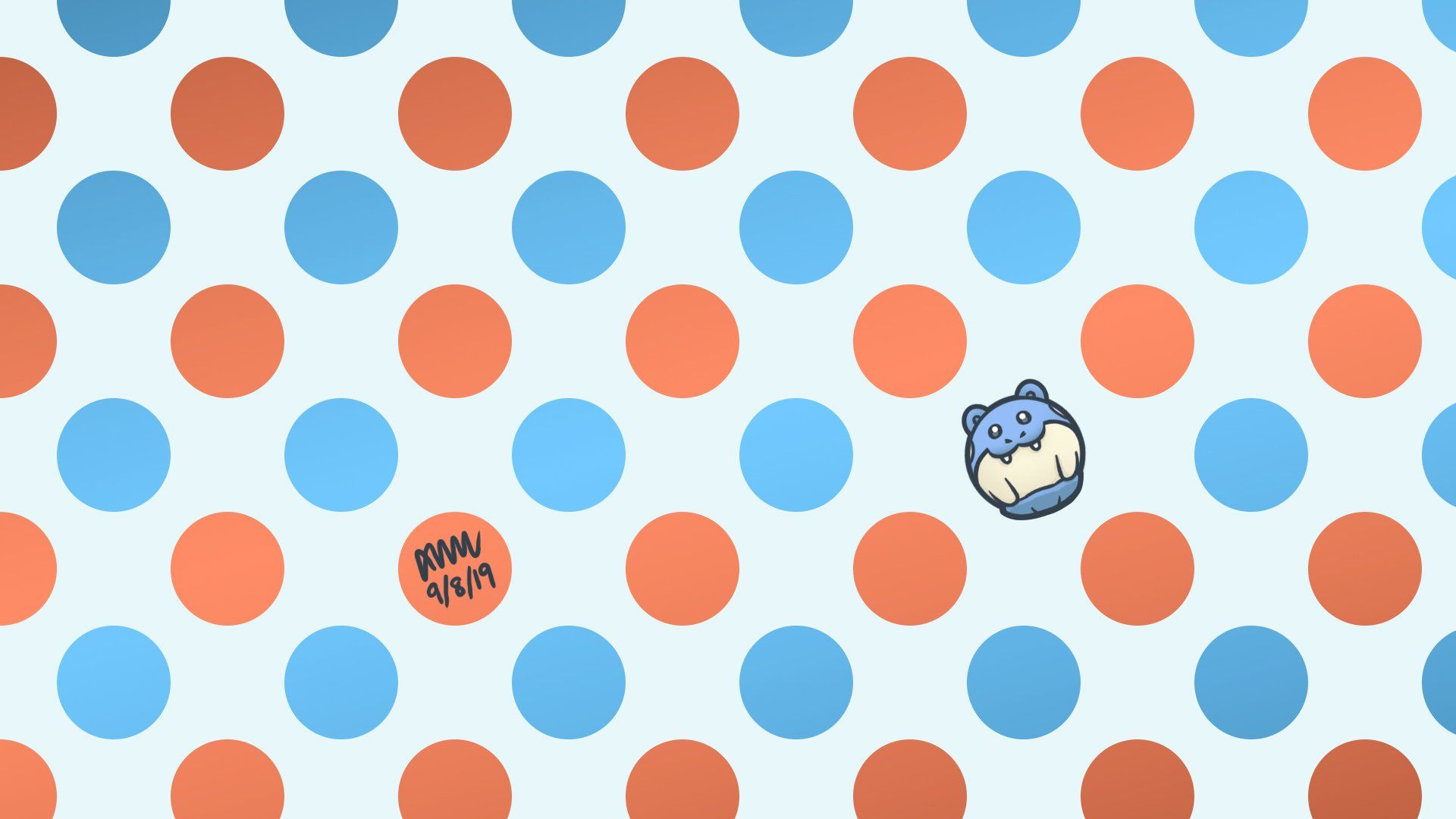 1920x1080 Polka Spheal wallpaper! Download