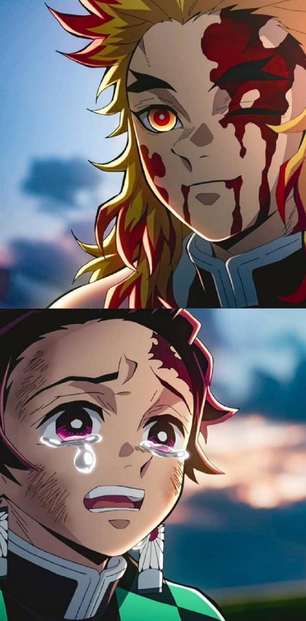 630x1280 Sad Demon Slayer Wallpaper