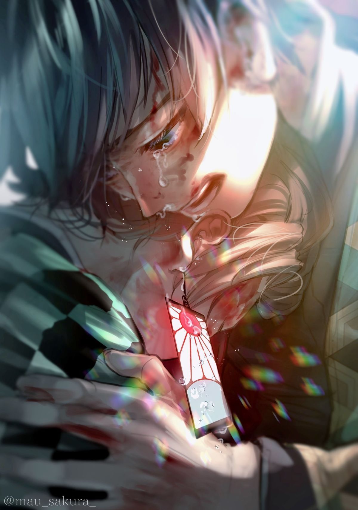 1200x1710 Demon Slayer Wallpaper & Sad Fanart