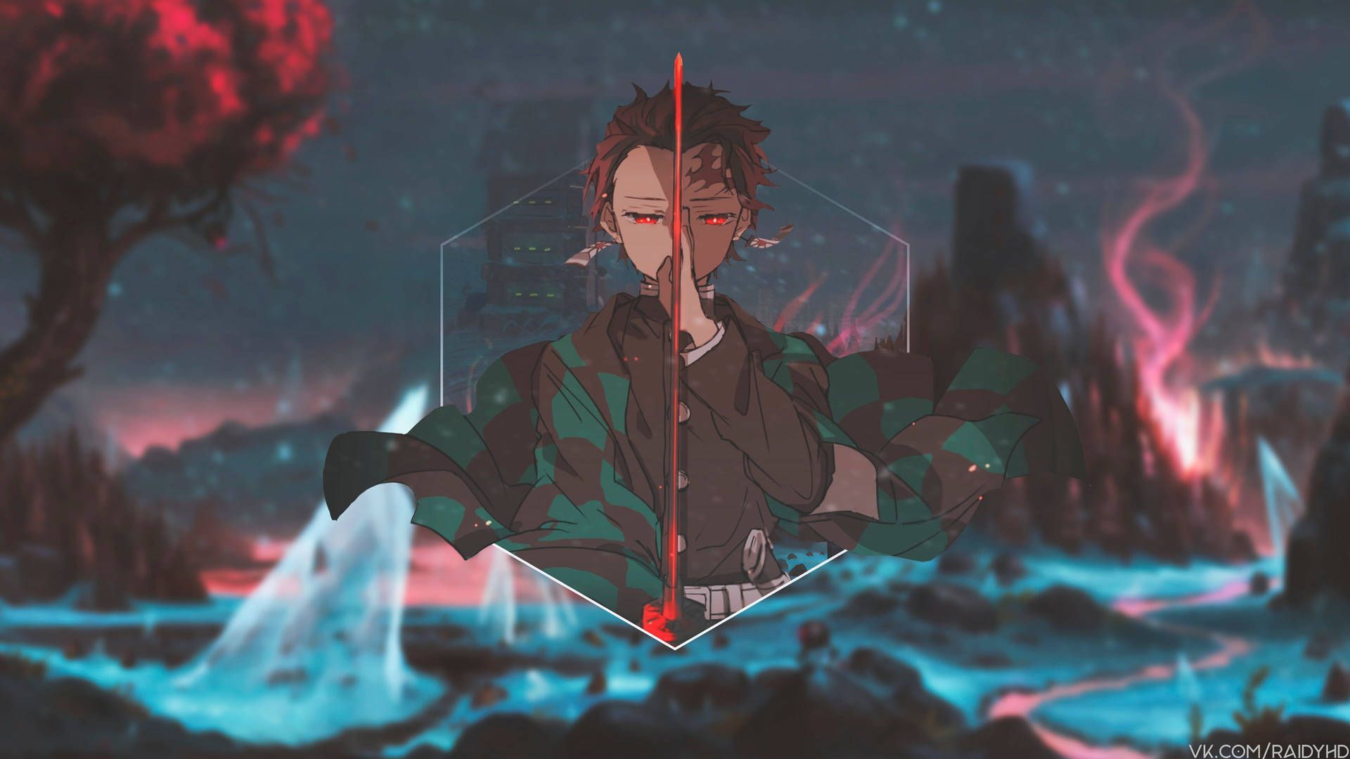 1920x1080 Download free Demon Slayer Tanjiro