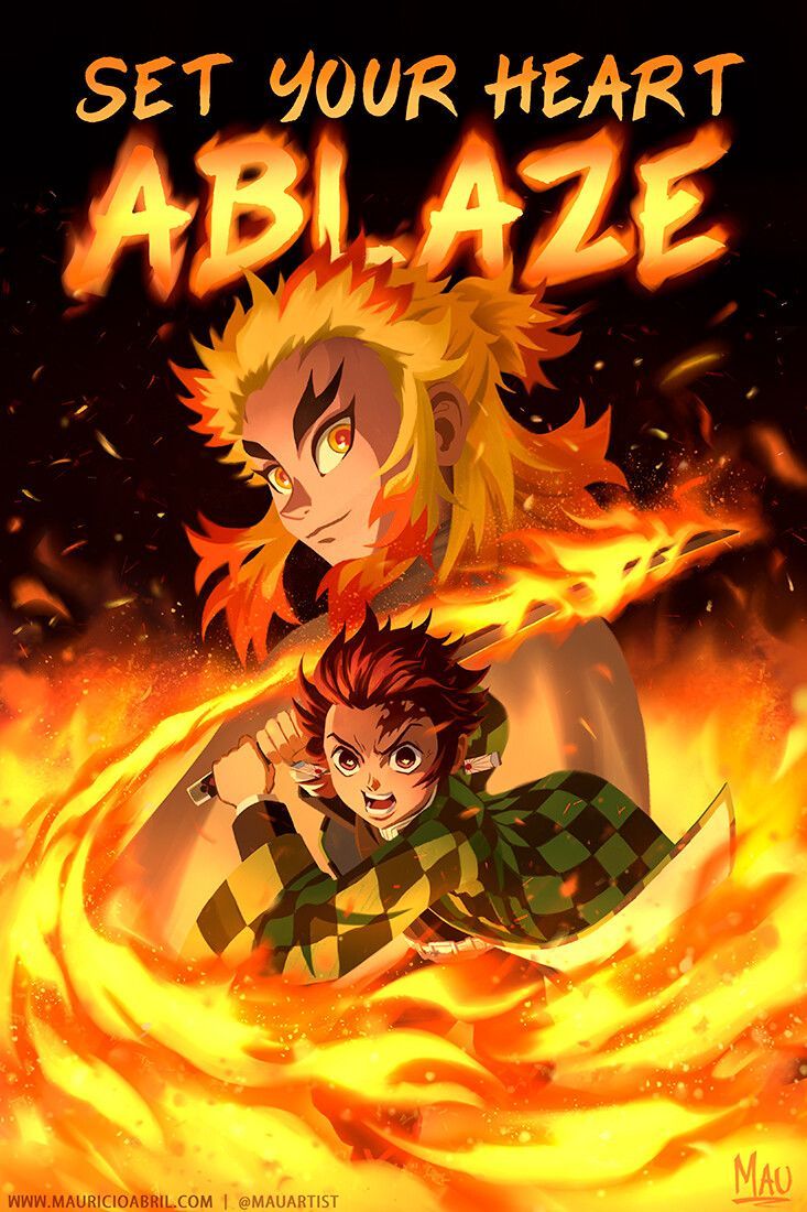 733x1100 Demon Slayer: Set Your