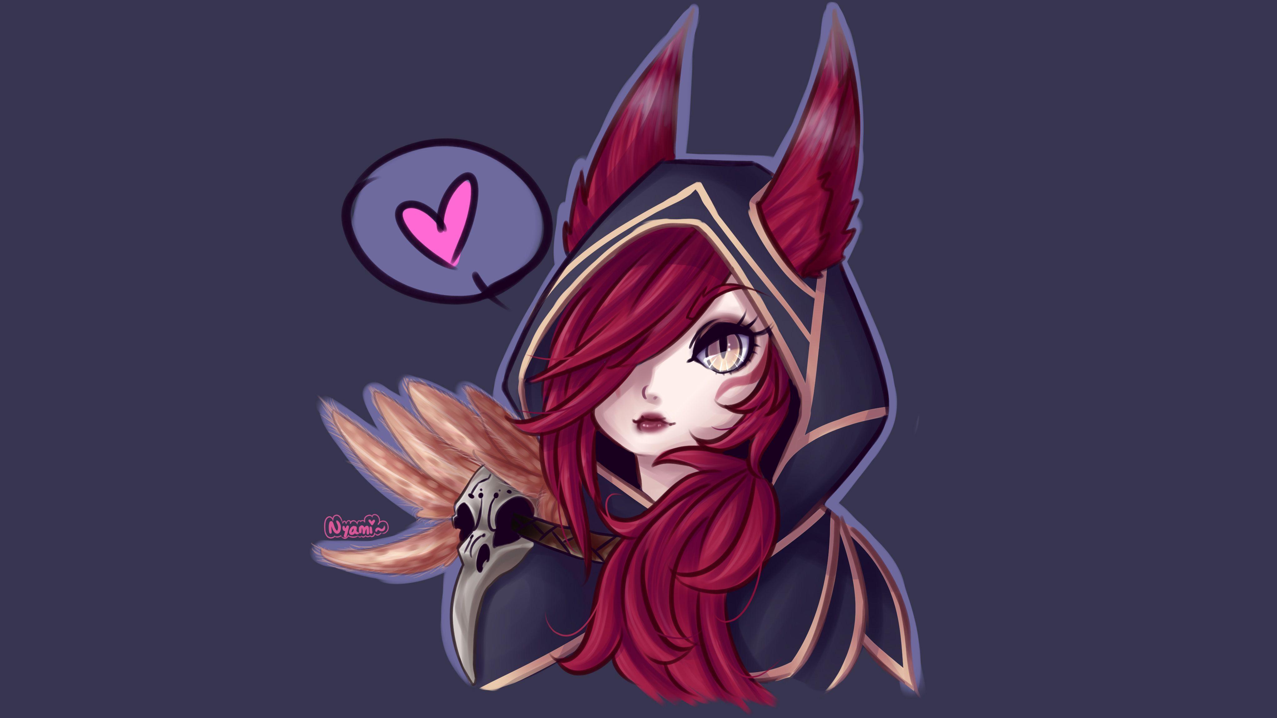 4088x2300 Chibi Xayah Portrait