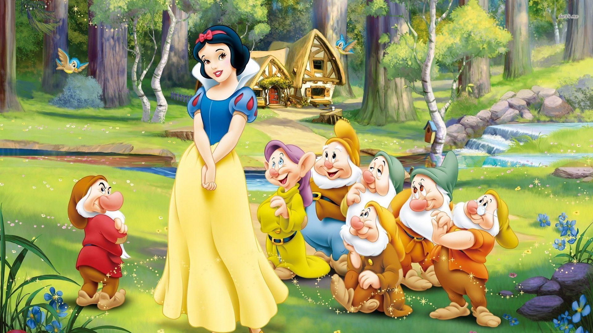 Snow White and the Seven Dwarfs Wallpaper