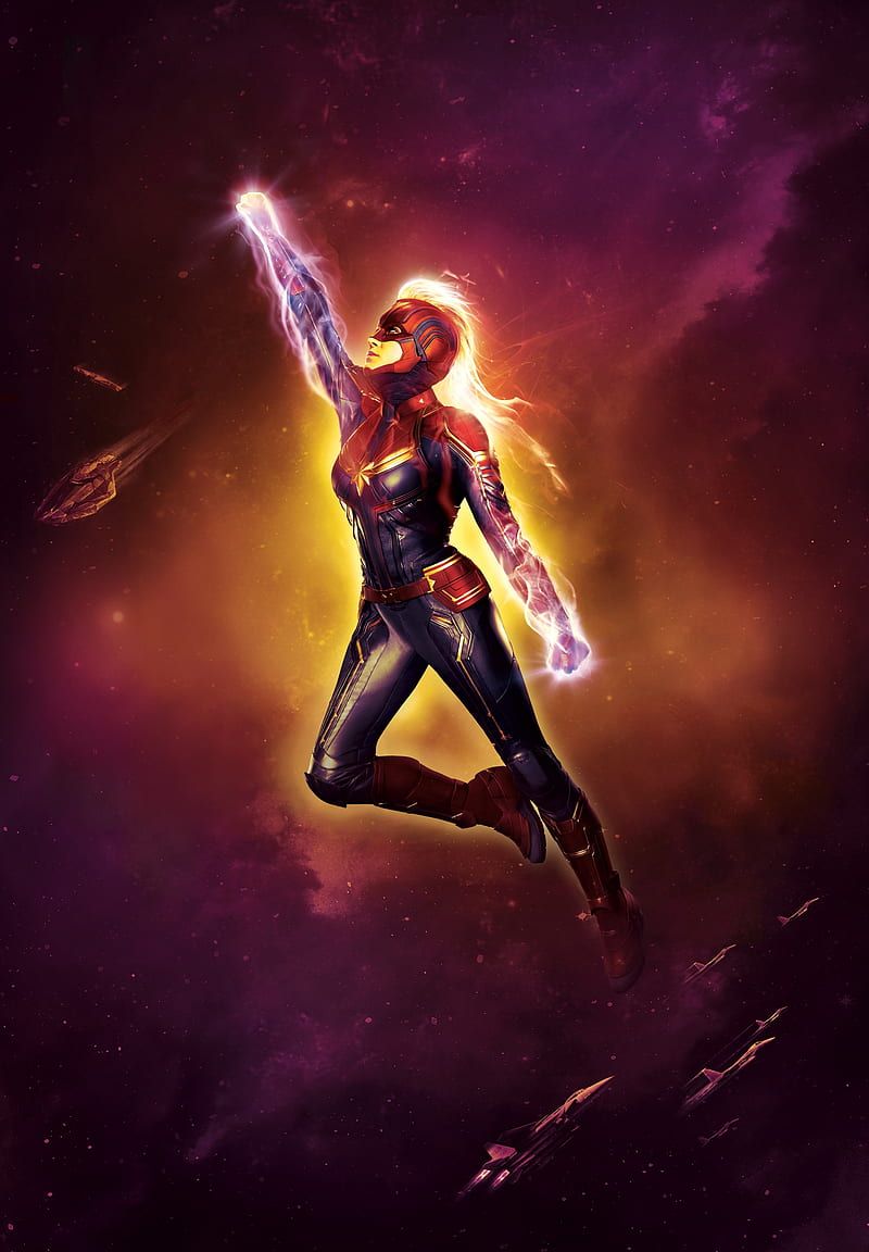 800x1152 Captain Marvel IMAX Poster, HD phone