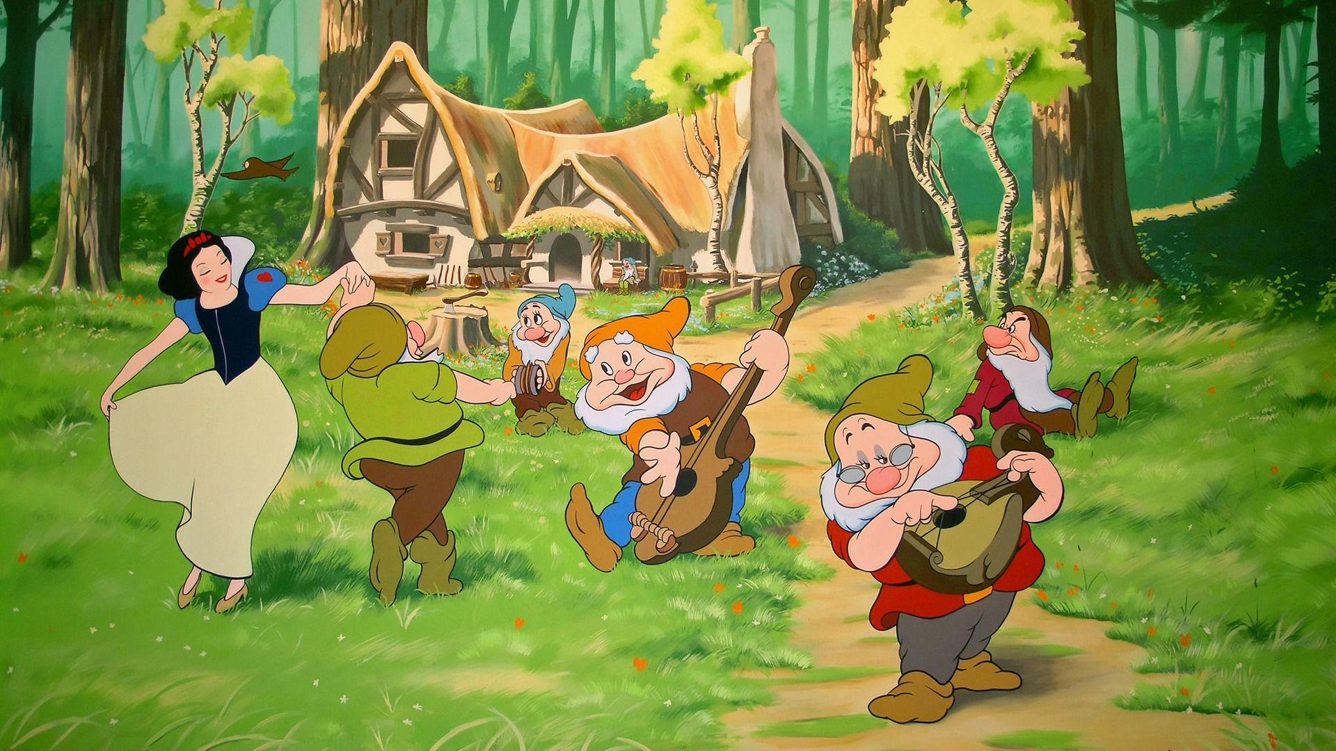 1920x1080 Snow White and the Seven Dwarfs Wallpaper Cartoons Anime