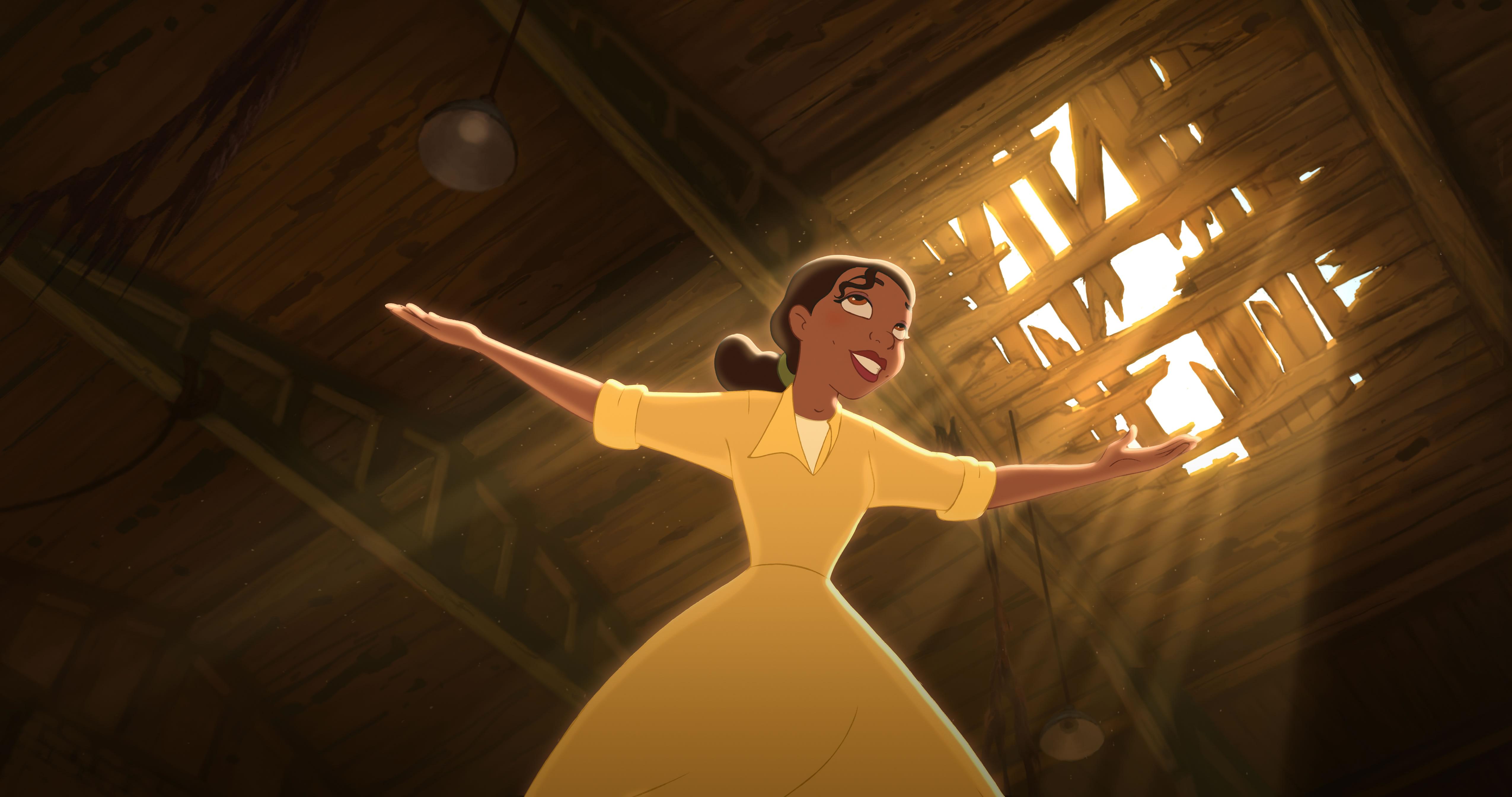 5100x2688 Tiana from Disney's Princess and the Frog Desktop Wallpaper