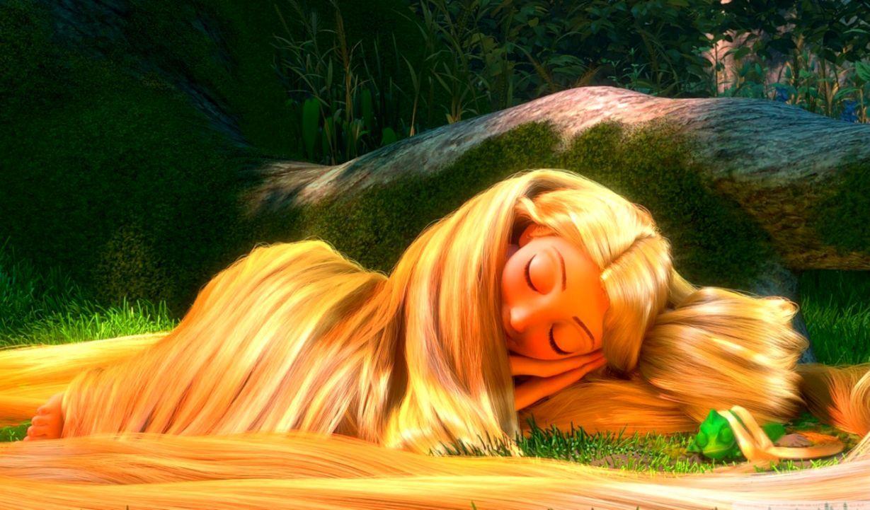 1229x721 Rapunzel Girl Cartoon HD Wallpaper