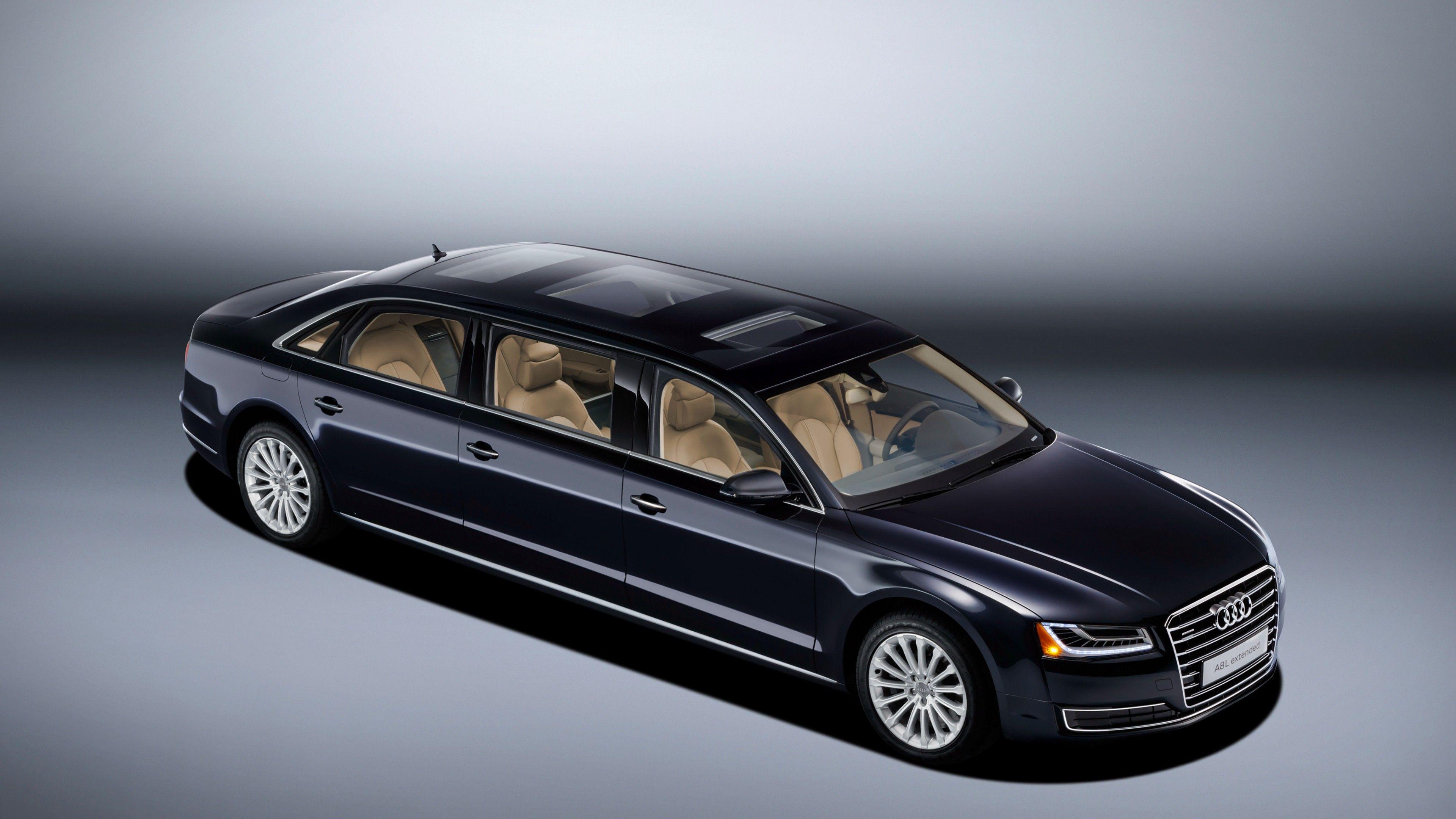 3840x2160 Wallpaper Audi A8 L Extende, luxury cars, limuzin, Cars