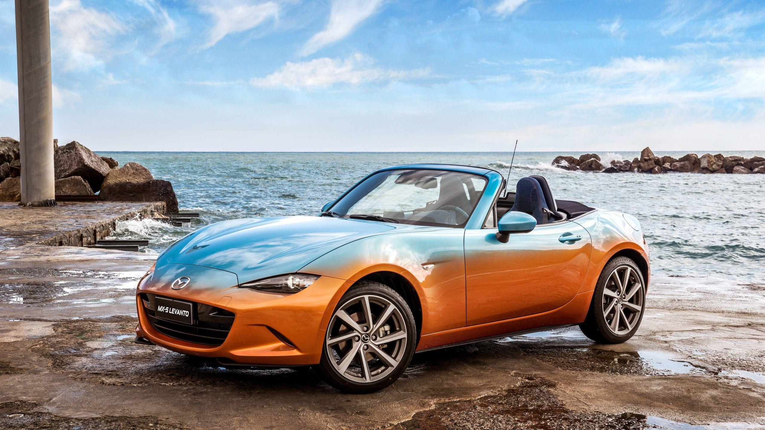 2560x1440 Wallpaper Mazda MX 5 Levanto, Garage Italia Customs, Nature