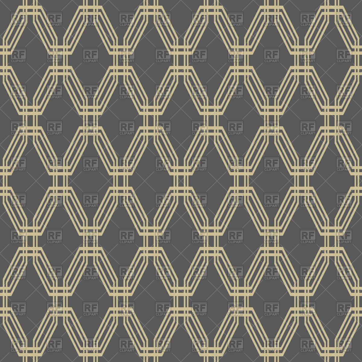 1200x1200 Geometric abstract pattern. Seamless golden texture for wallpaper. Stock Vector Image