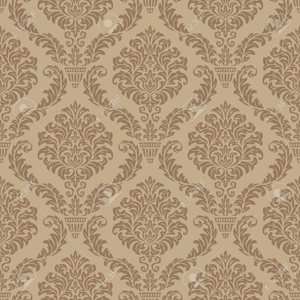 Modern Seamless Wallpaper Pattern HighRes Vector Graphic  Getty Images