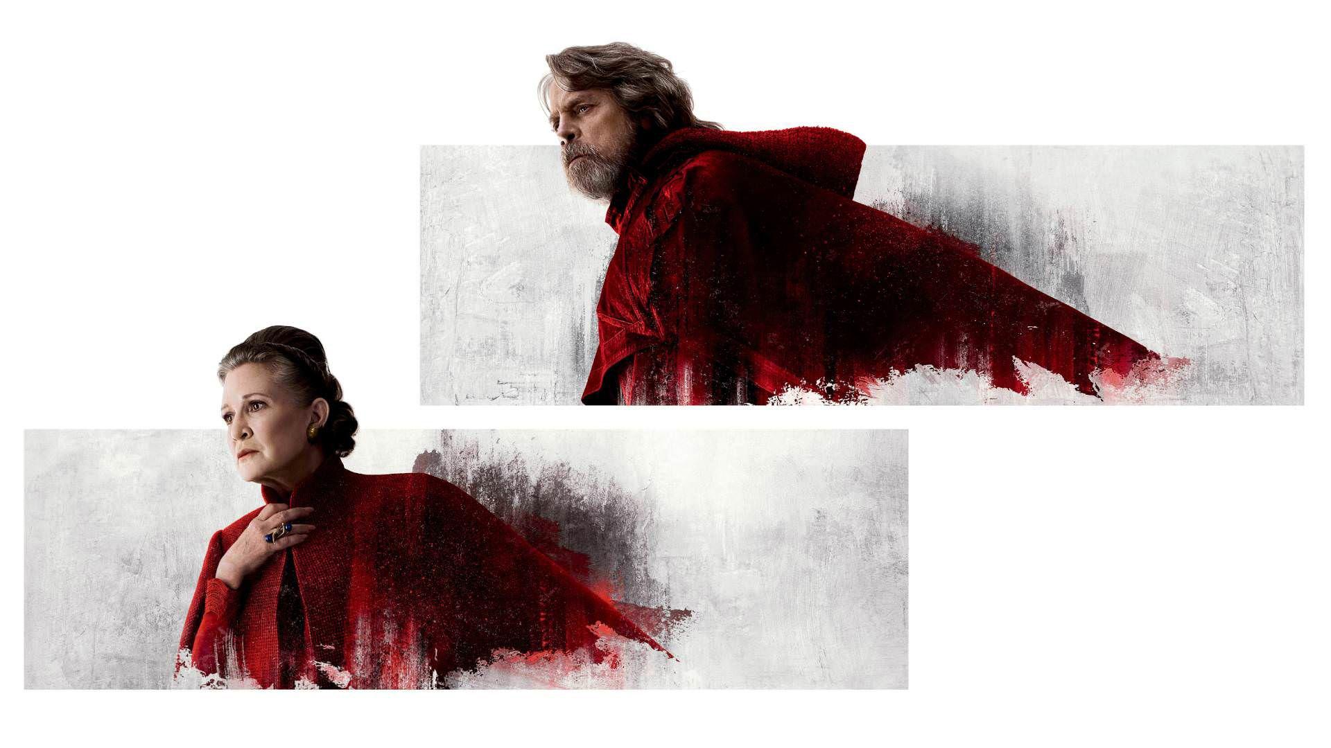 1920x1080 Princess Leia And Luke Skywalker In Star Wars The Last Jedi