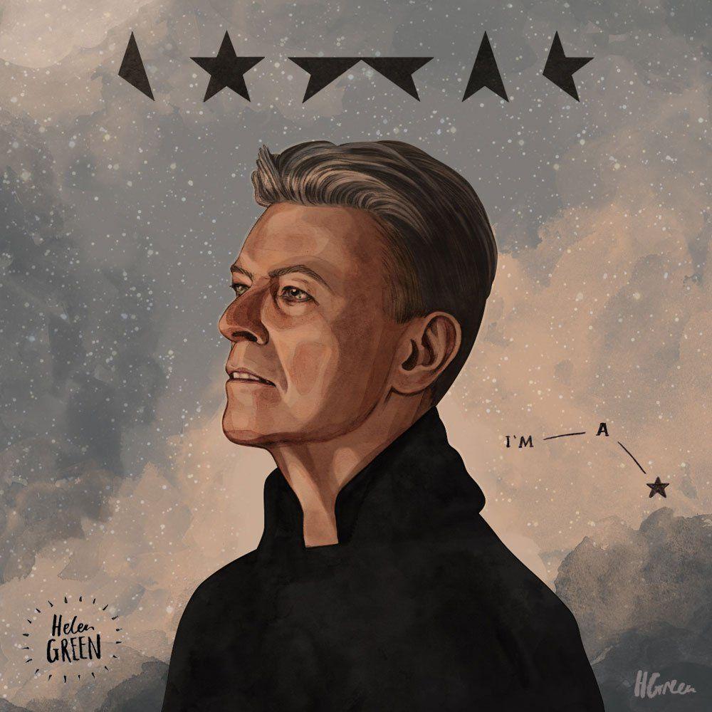 1000x1000 Free David Bowie Blackstar Background On High Resolution
