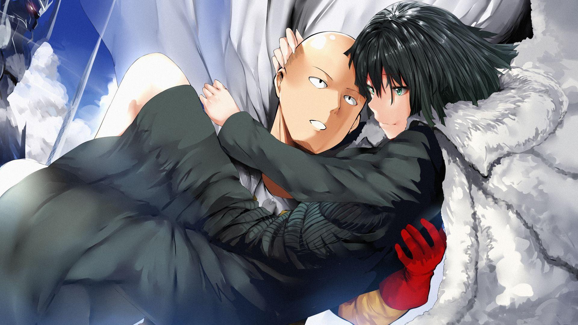 1920x1080 Saitama and Fubuki High Resolution wallpaper Image