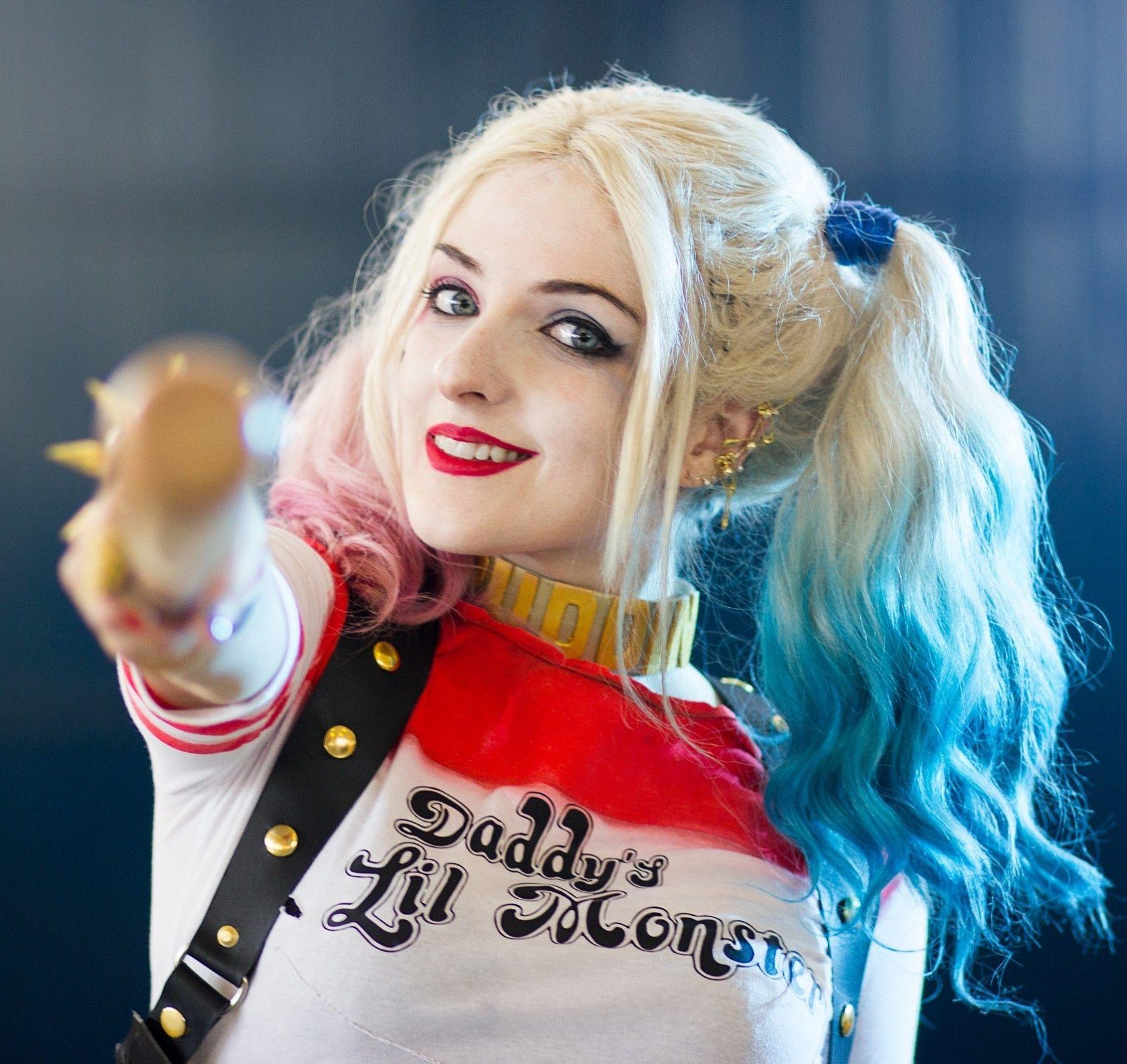 1800x1700 Download 1800x1700 Harley Quinn, Cosplay Wallpaper