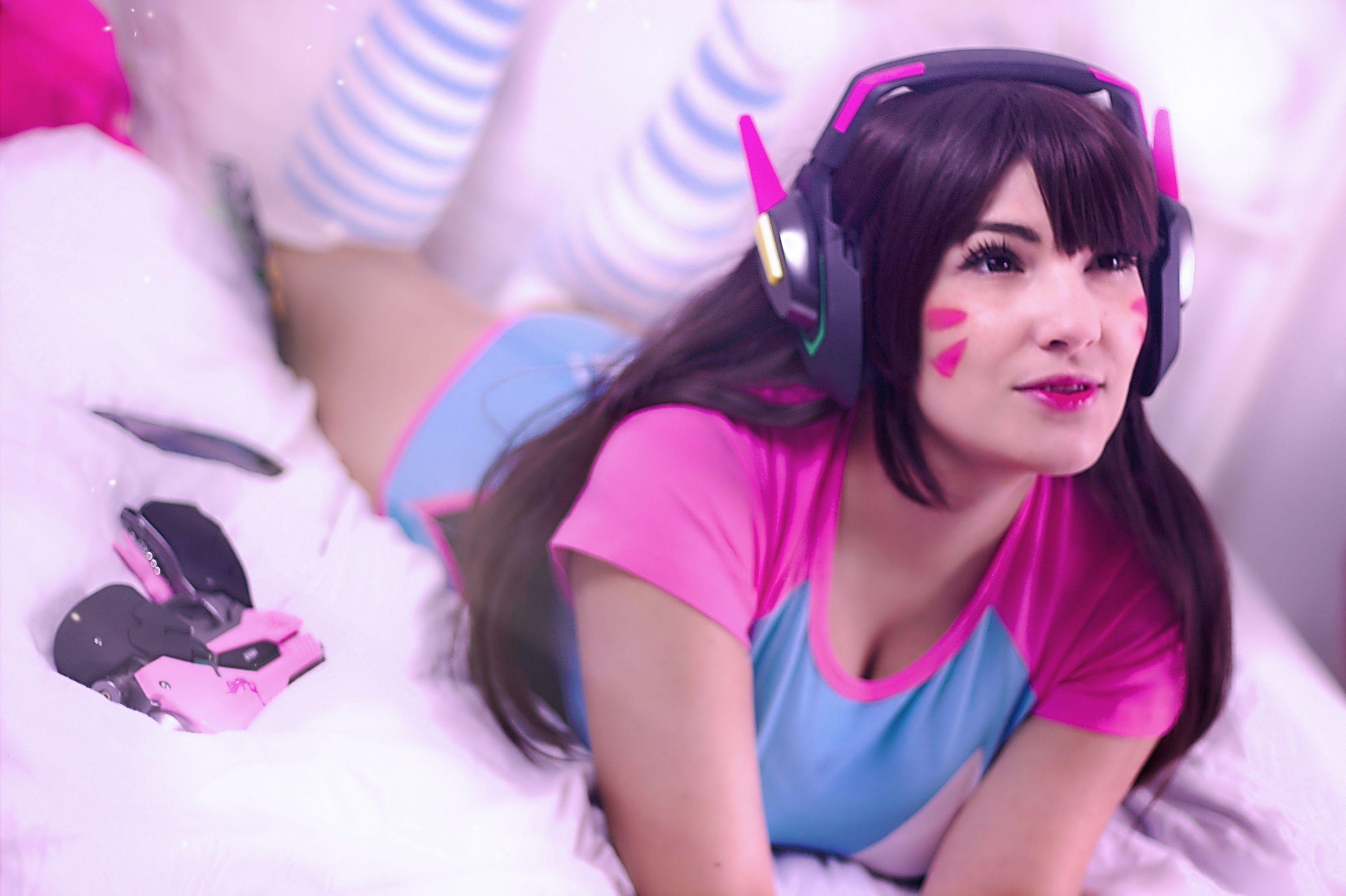 3000x1998 Cozy D.va Cosplay 4K