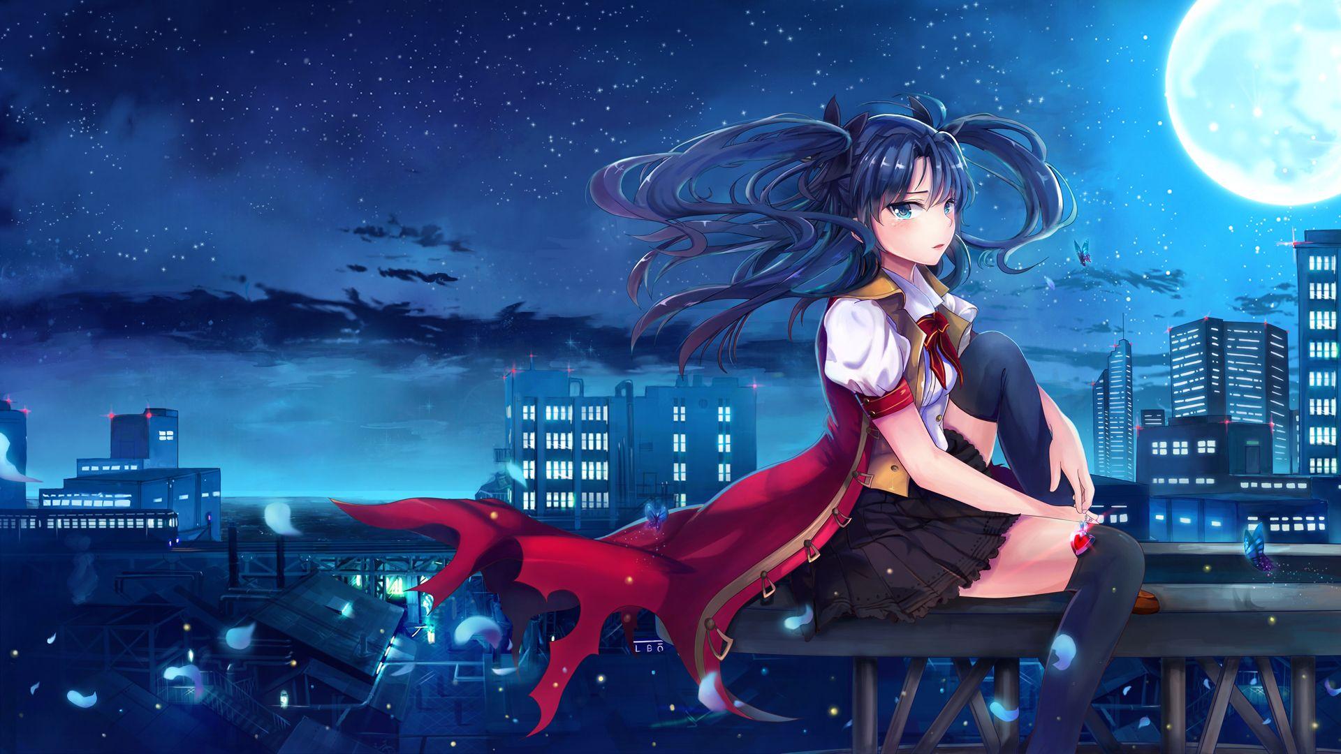 310 Rin Tohsaka HD Wallpapers and Backgrounds