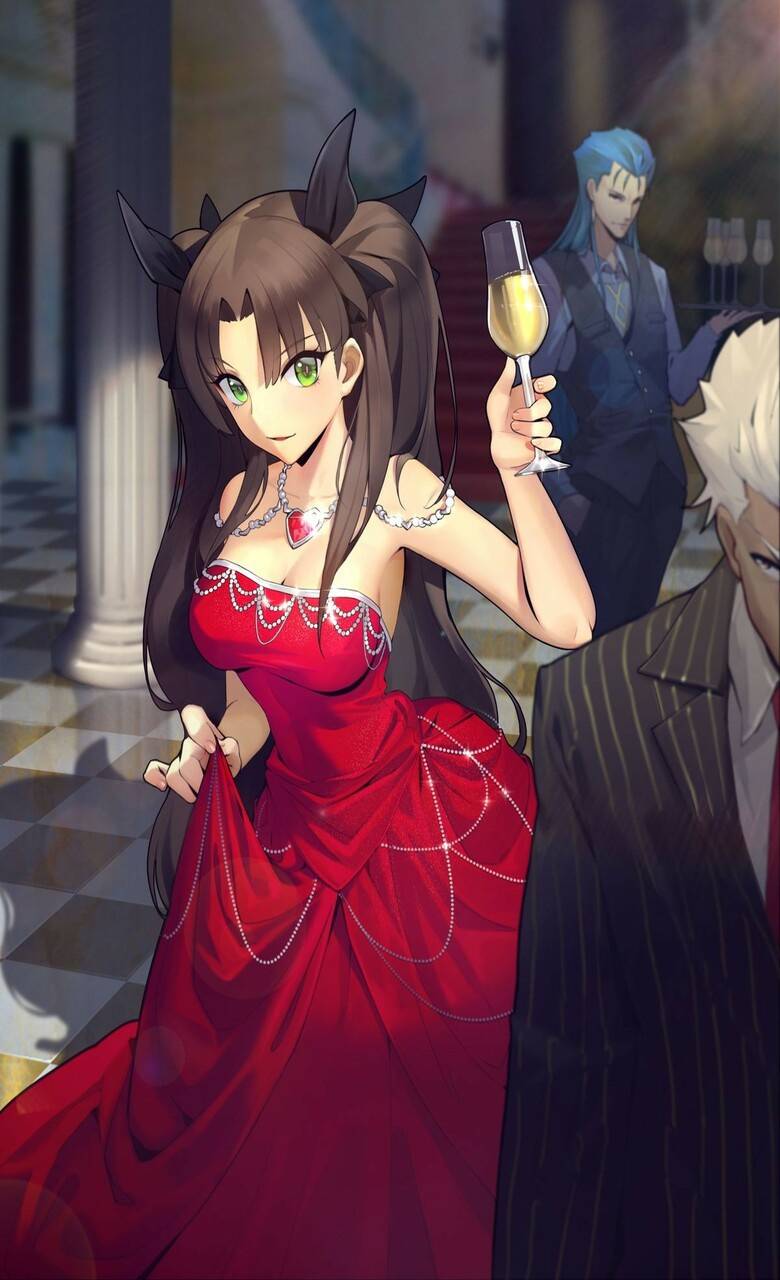 780x1280 Rin Tohsaka Wallpaper