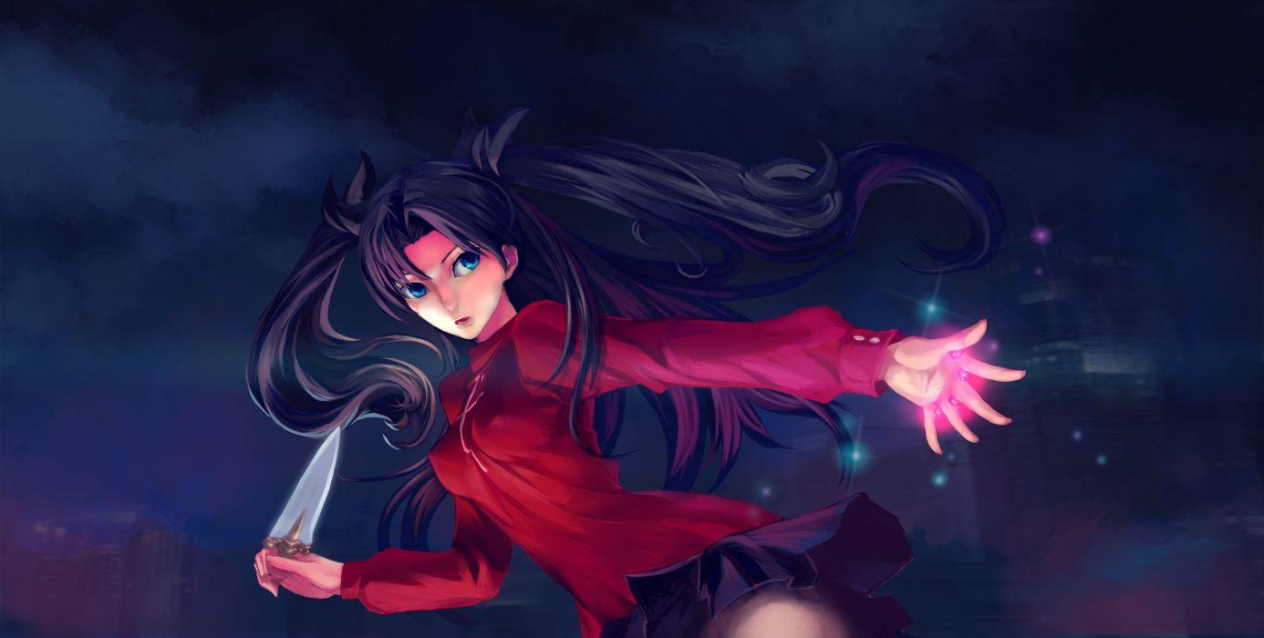 1386x700 Fate stay night kikira tohsaka rin wallpaperx2505
