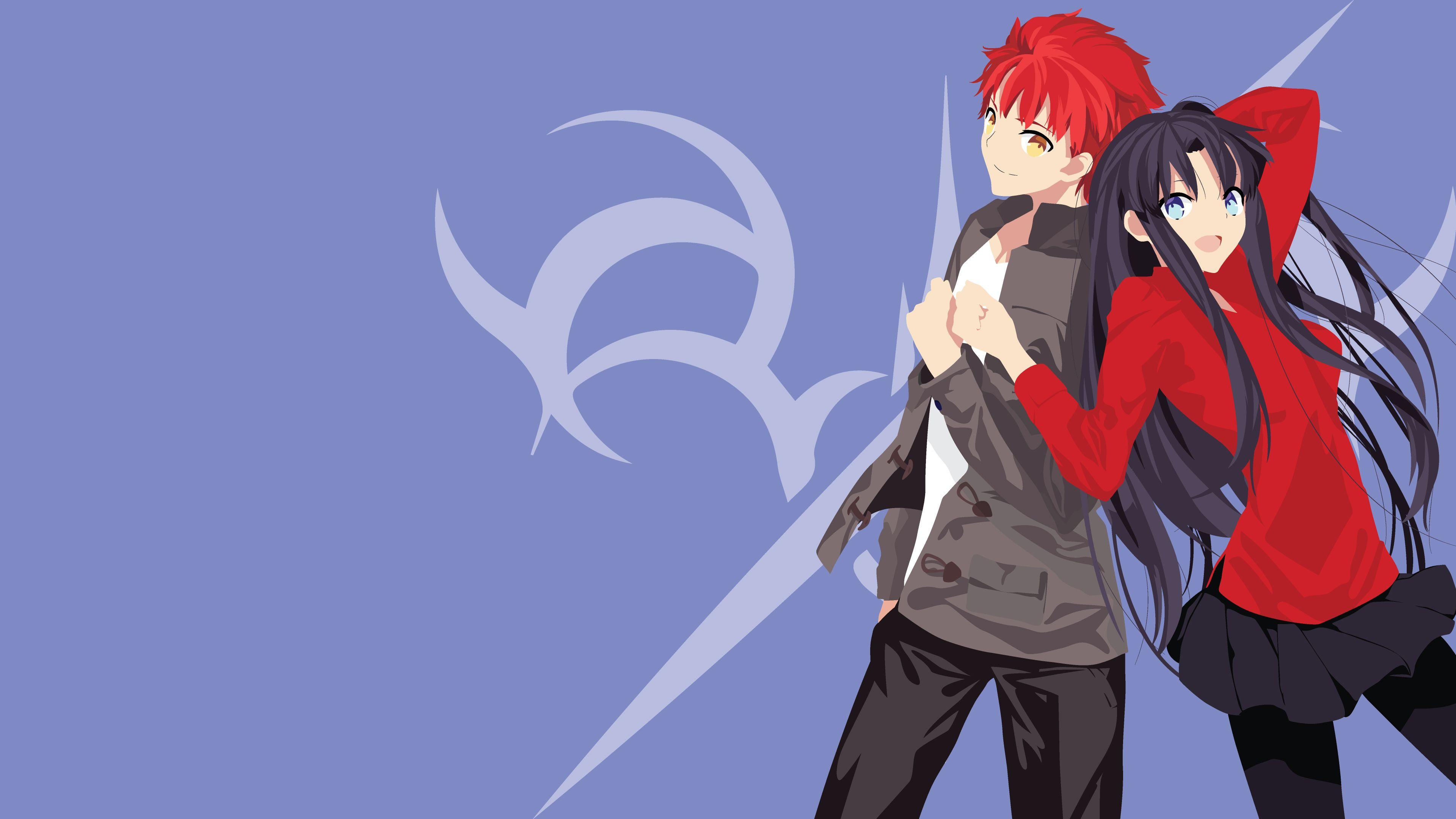 3840x2160 Rin Tohsaka X Shirou Emiya 4k Ultra HD Wallpaper