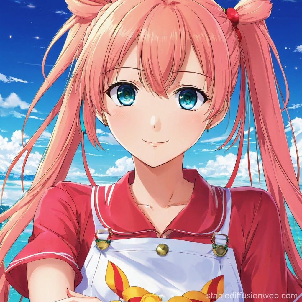1024x1024 Airi Momoi from Project Sekai. Stable