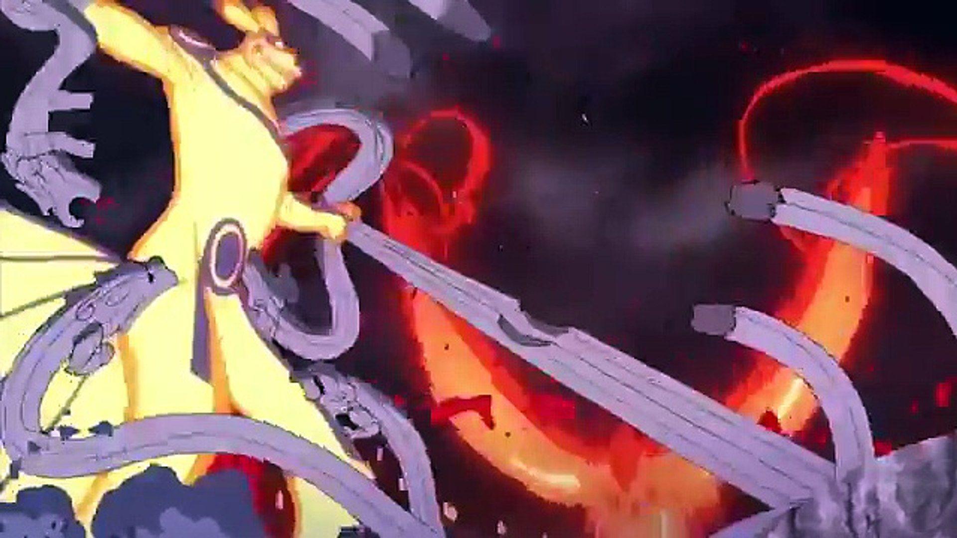 1920x1080 Five Kages, Sasuke and Boruto vs Momoshiki and Kinshiki [360p]