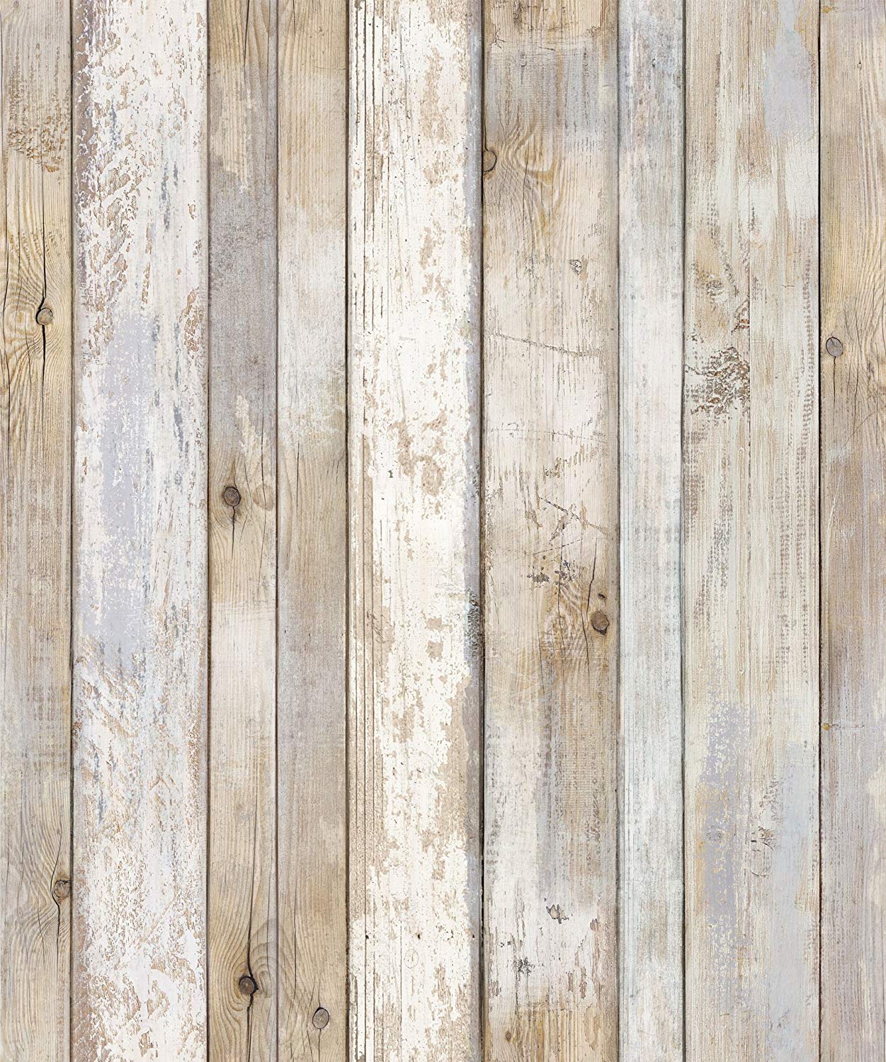 1251x1500 2Pack Wood Distressed Wood Panel Wood Grain Self Adhesive Peel Stick Wallpaper (VBS308(2Pack))