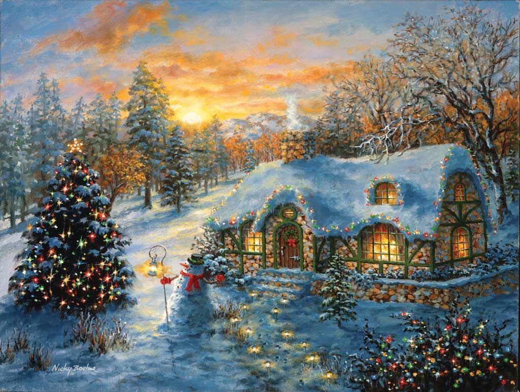 1024x773 christmas cottage