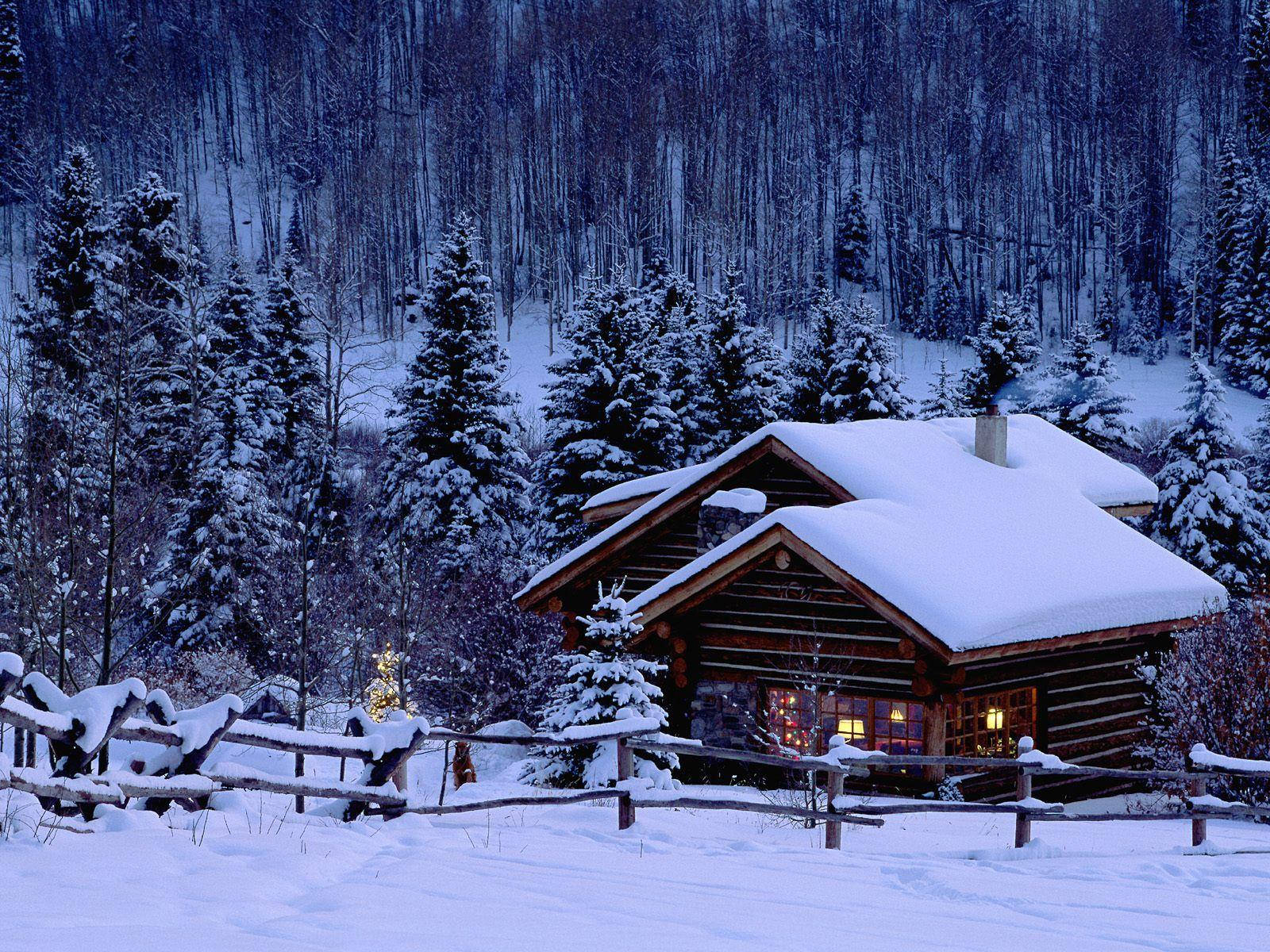 1600x1200 Download Old Aesthetic Christmas Snowy