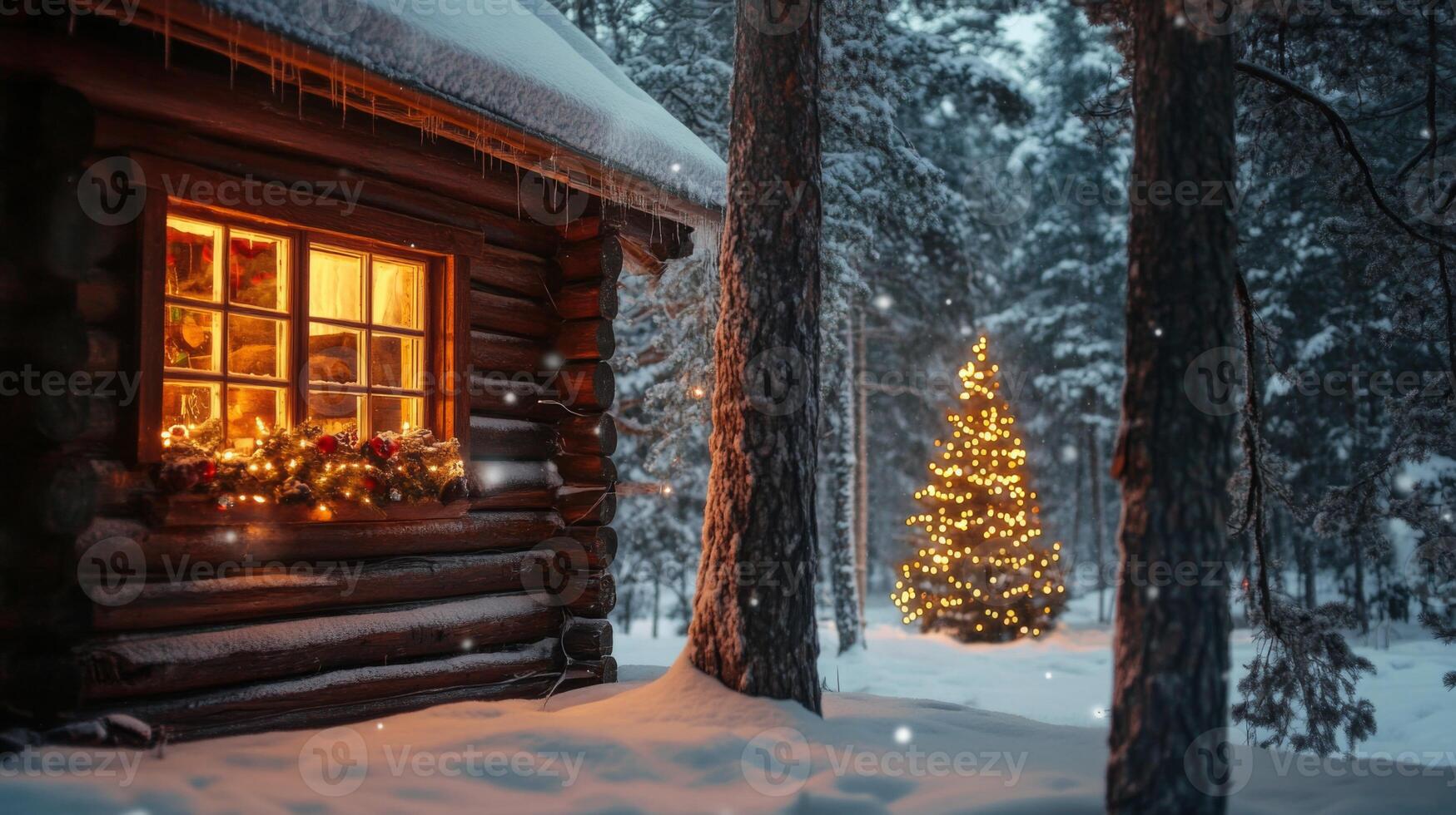 1749x980 Christmas Cabin , Image
