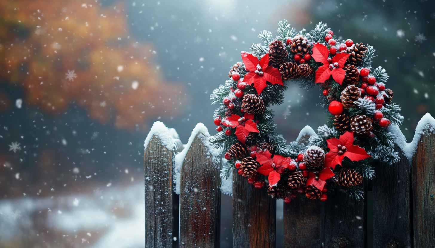 1456x832 christmas cottage wallpaper