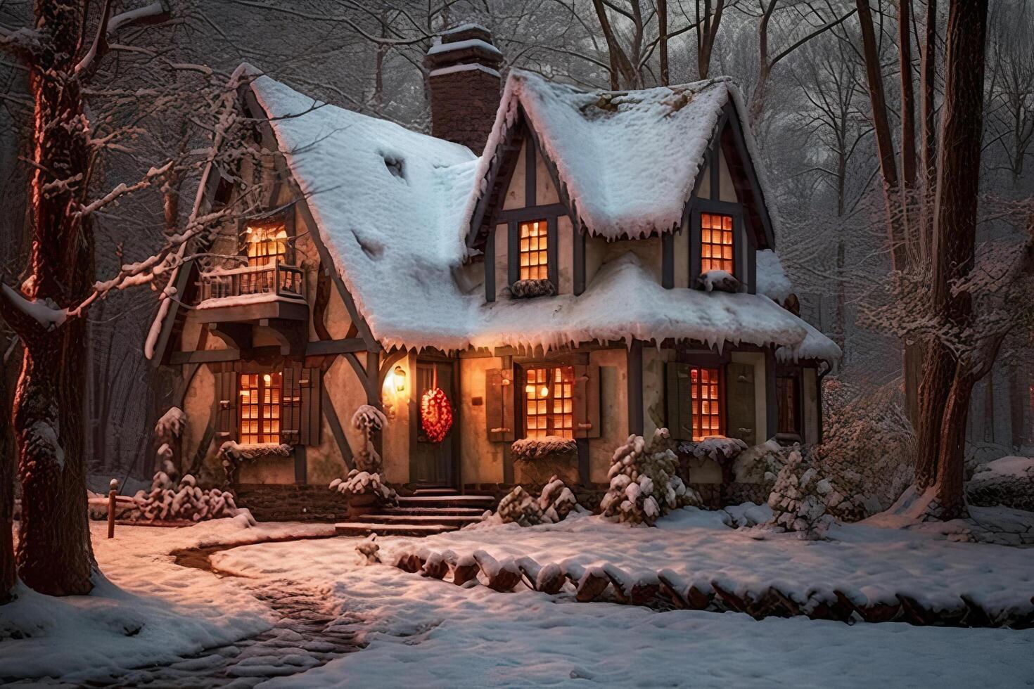 1470x980 Christmas Cottage , Image