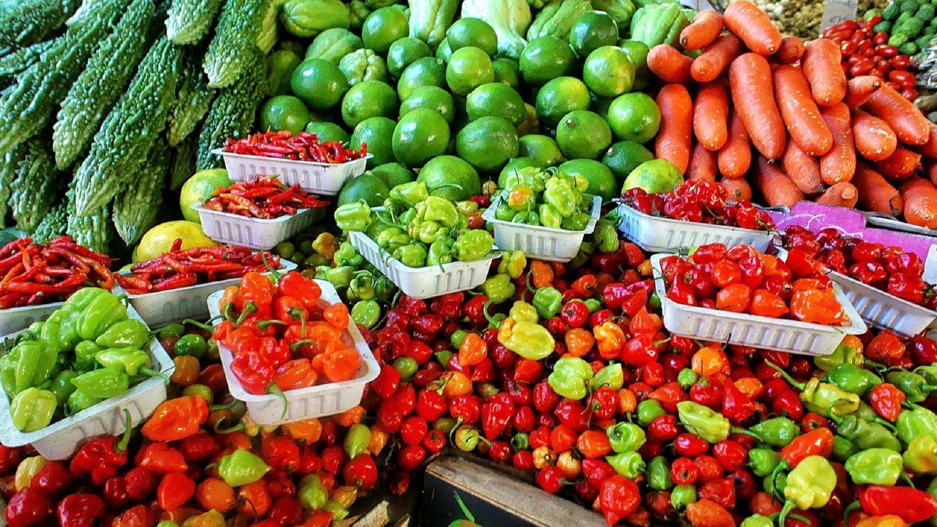 1920x1080 Pile Of Assorted Color Vegetables