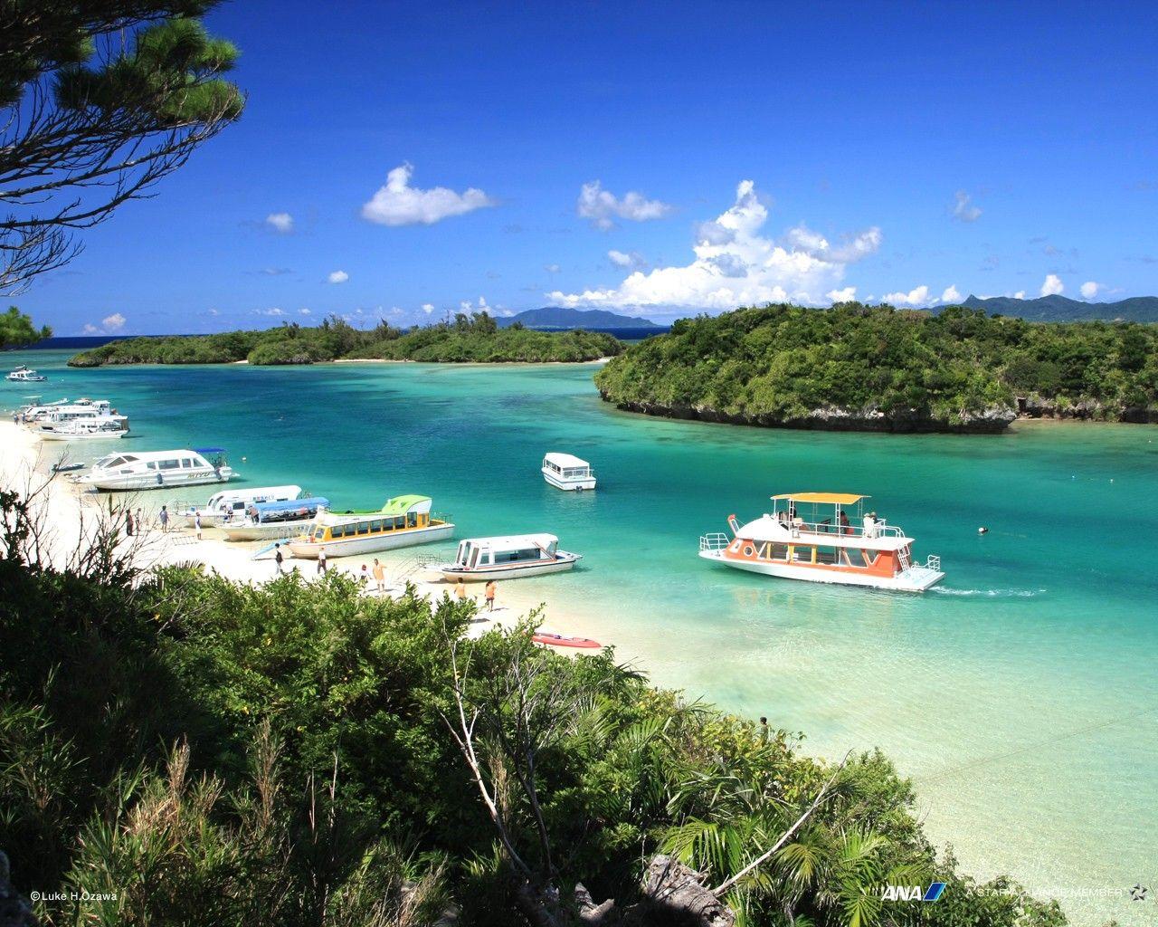 1280x1024 Okinawa, Japan's most beautiful diving Holy Land Ishigaki? U 30189