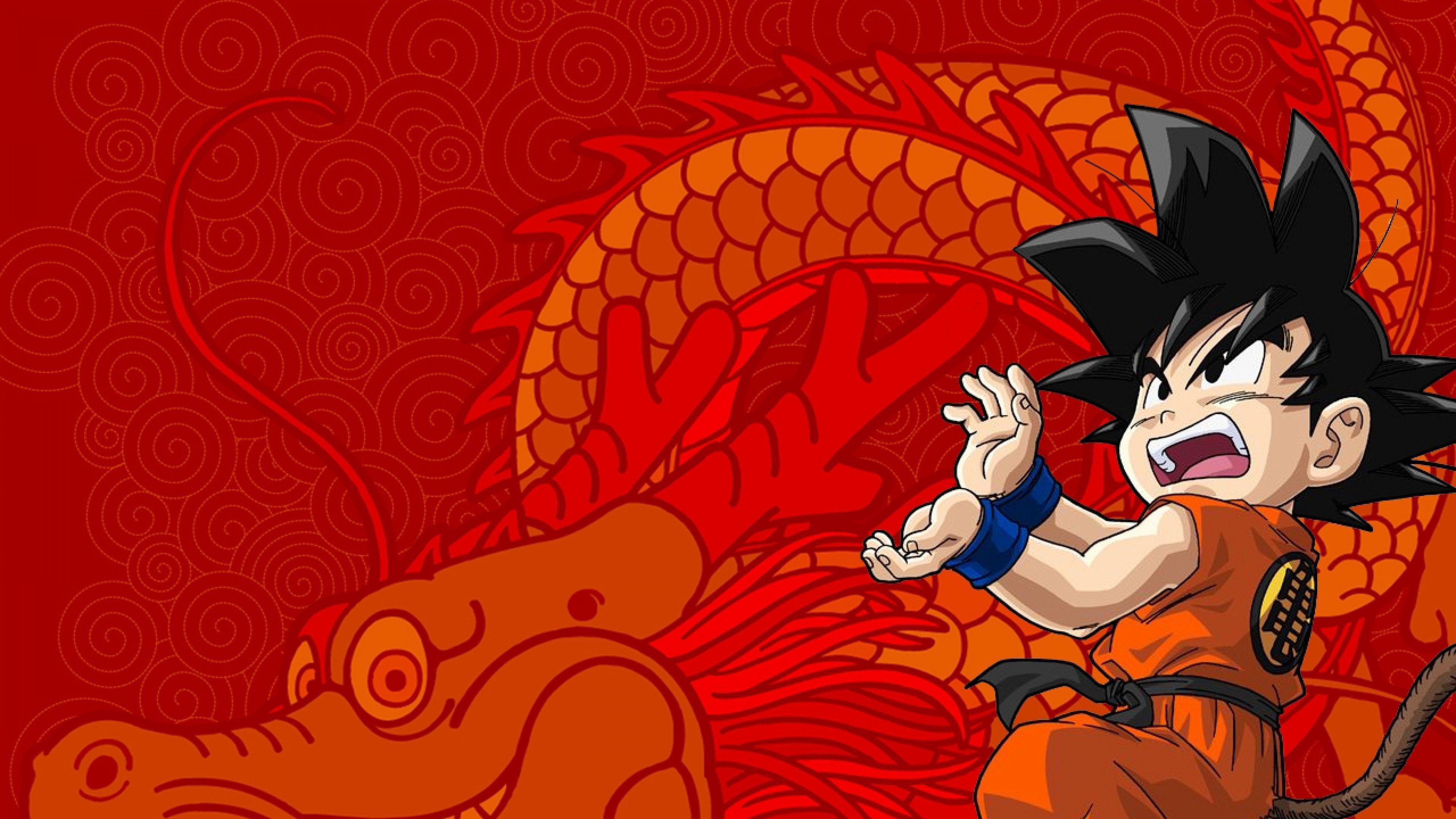 Hình nền Goku cho máy tính để bàn 3840x2160 Chất lượng cao