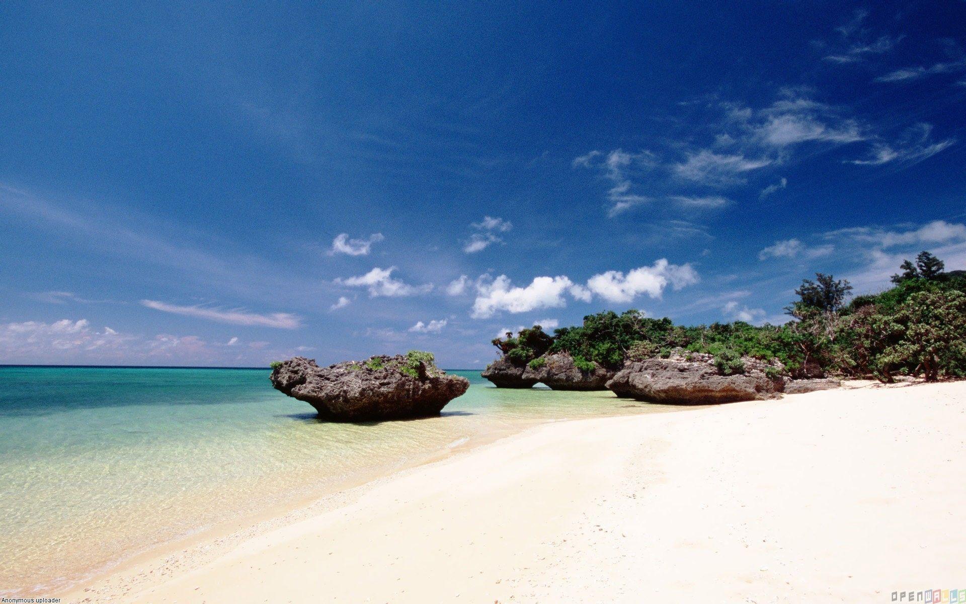 1920x1200 Beach okinawa, japan wallpaper