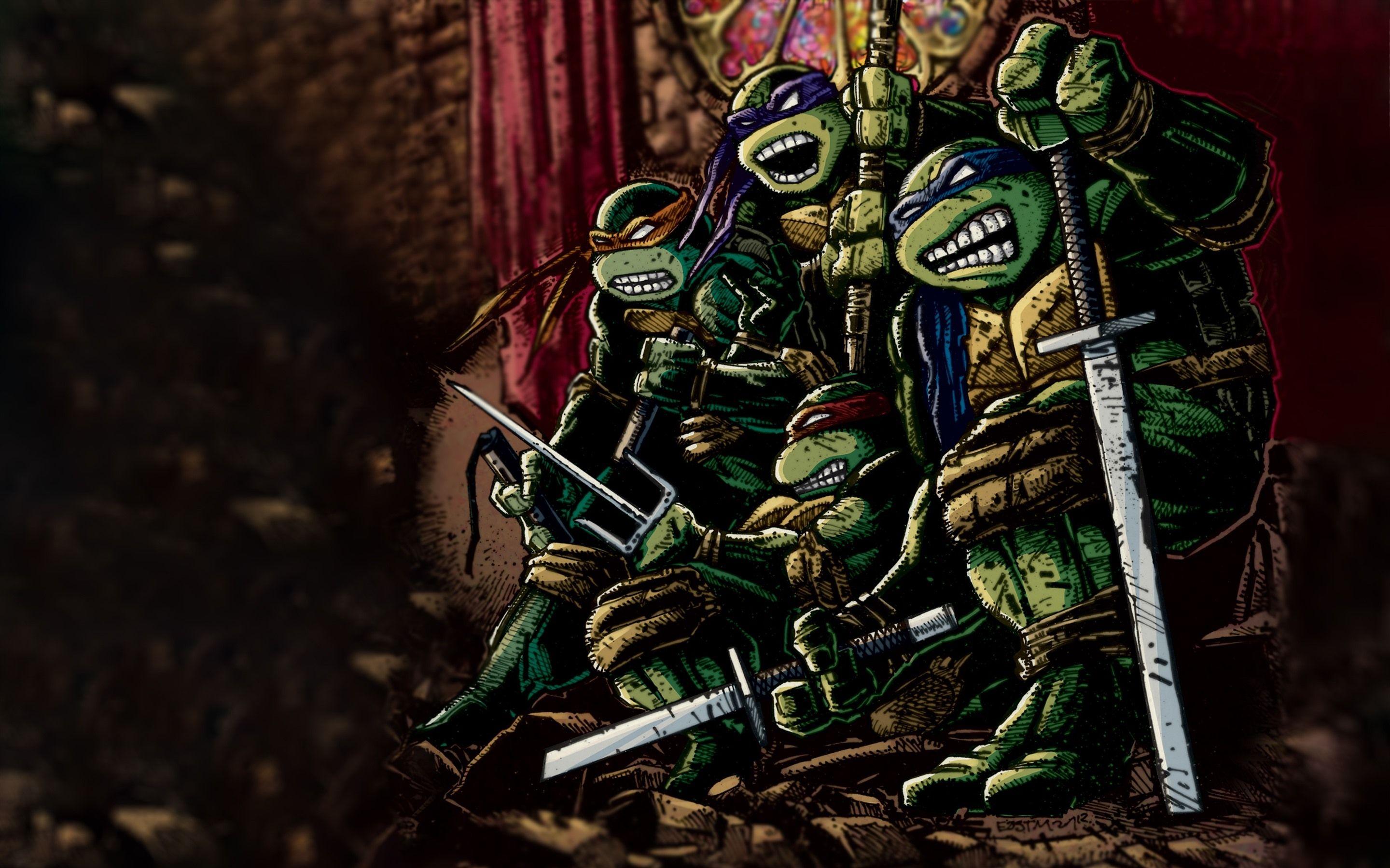 2880x1800 Wallpaper Teenage Mutant Ninja Turtles, classic anime, art picture 2880x1800 HD Picture, Image