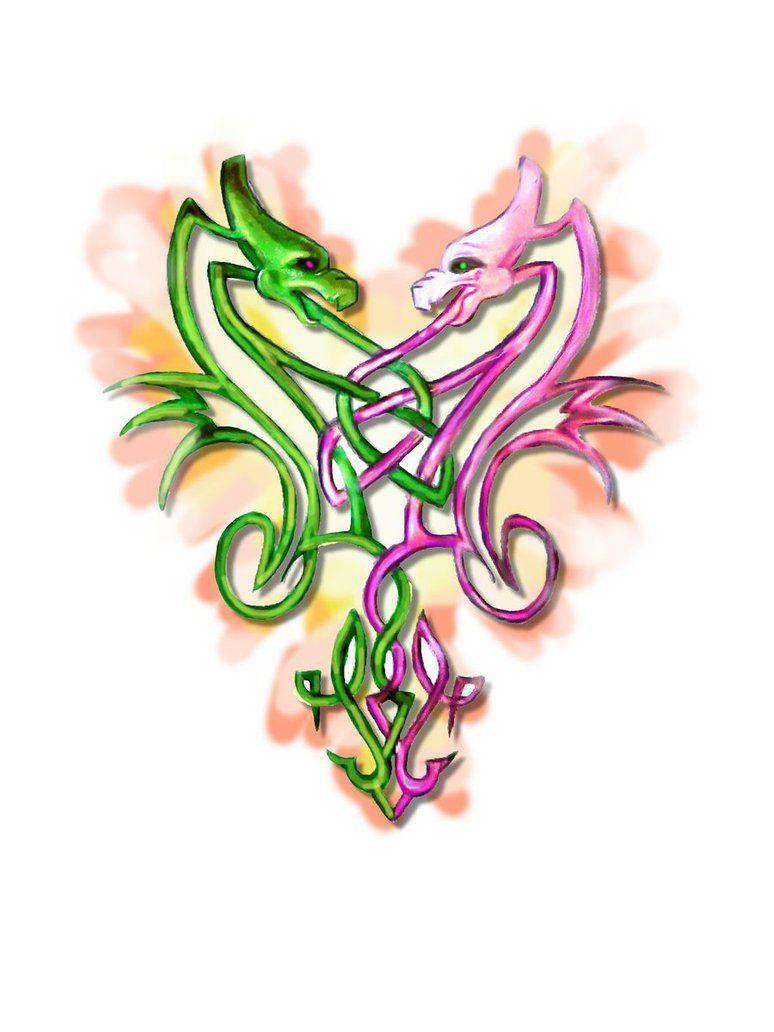 774x1032 Celtic Dragon Design By Slow Chemical Design