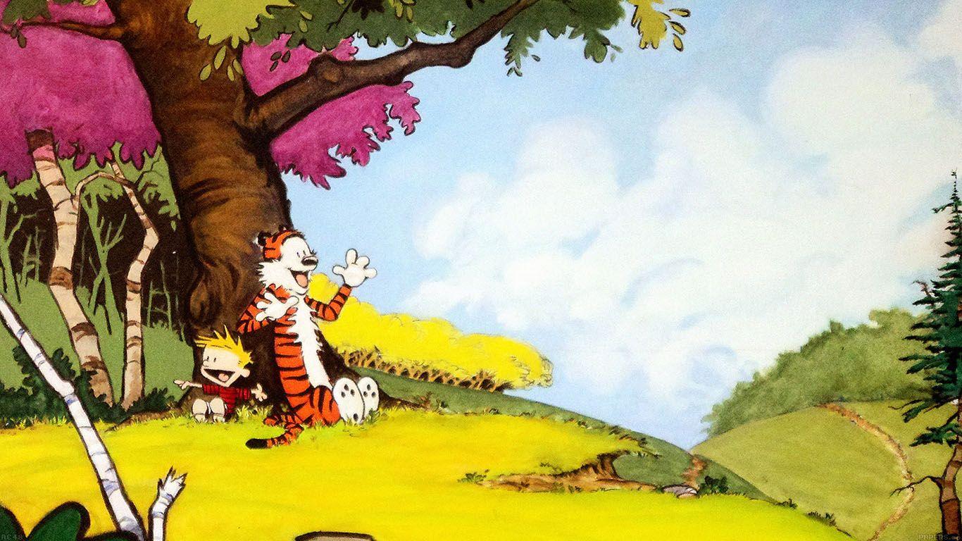 1366x768 wallpaper for desktop, laptop. wallpaper calvin and