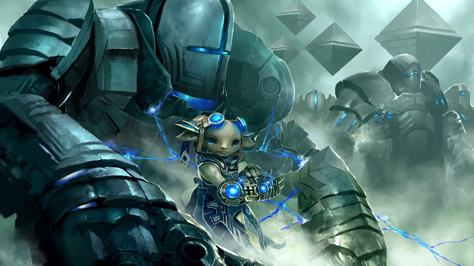 1920x1080 Asura With Army Of Golems Wars 2 Wallpaper