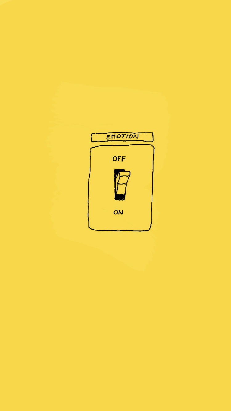 750x1334 keep emotions off. Wallpaper quotes, Aesthetic iphone