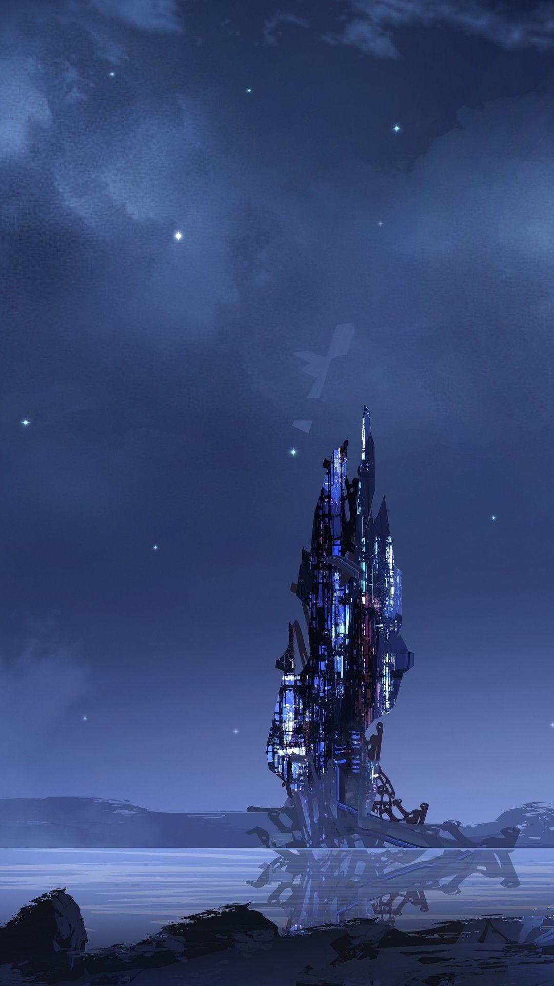 1080x1920 Sci Fi Building Wallpaper